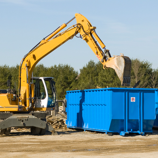 what are the rental fees for a residential dumpster in Baring